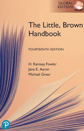 Little, Brown Handbook, the, Global Edition