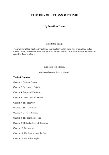 The Revolutions of Time (Large Print)