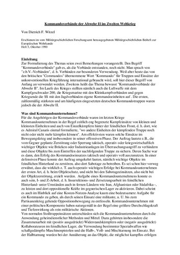 Kommandoverbande im Zweiten-Weltkrieg (Brandenburger)