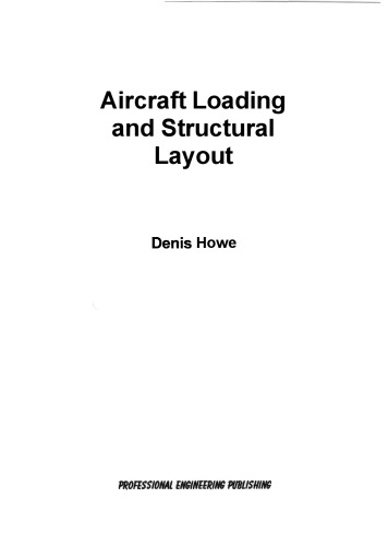 Aircraft Loading and Structural Layout (Aerospace Series (PEP))