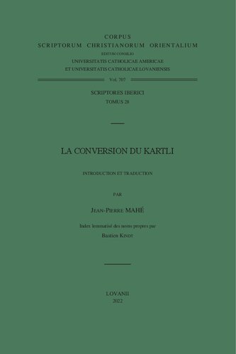 La Conversion Du Kartli. V.