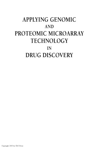 Applying Genomic and Proteomic Microarray Technology in Drug Discovery