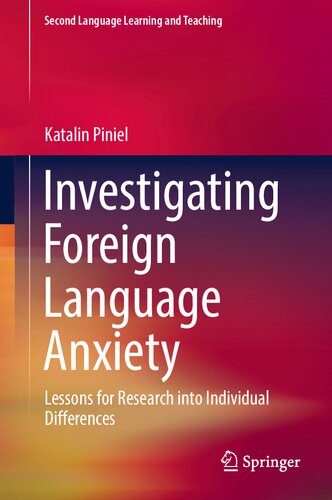 Investigating Foreign  Language Anxiety:  Lessons for Research into Individual Differences