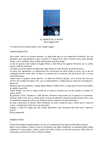 El Secreto de la Noche  Spanish