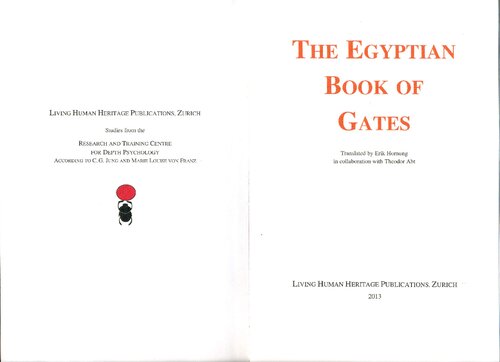 The Egyptian Book of Gates