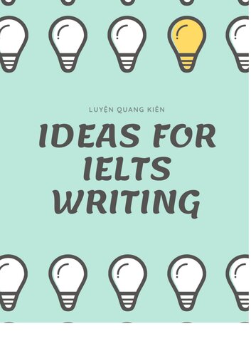 Ideas for IELTS Writing
