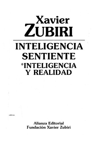 Inteligencia sentiente, Inteligencia y realidad
