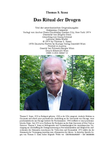 Das Ritual der Drogen
