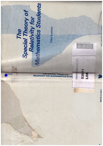 The Special Theory of Relativity for Mathematics Students