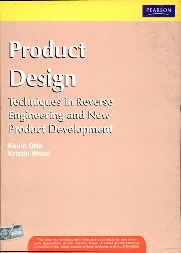 Product Design : Techniques in Reverse Engineering and New Product Development