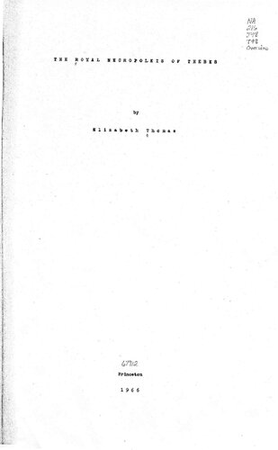 The Royal Necropoleis of Thebes