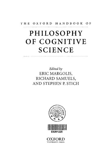 The Oxford Handbook of Philosophy of Cognitive Science