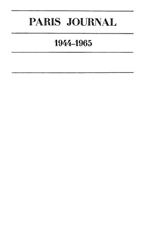 Paris Journal, 1944-1965