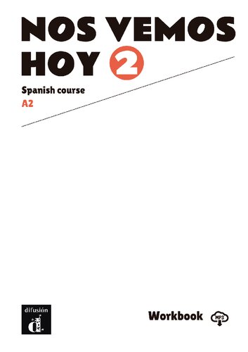 Nos vemos hoy 2 (A2), edición en inglés, Cuaderno de ejercicios