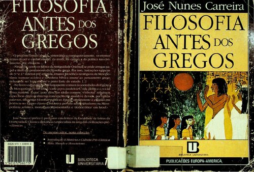 Filosofia antes dos gregos