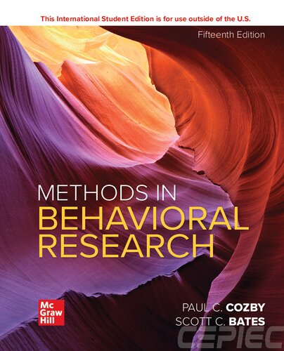 Methods in Behavioral Research ISE