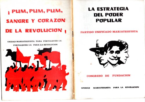 La estrategia del poder popular unidad mariateguista para la revolución : Congreso de Fundación