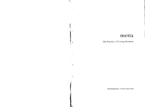 Metta: The Practice of Loving Kindness