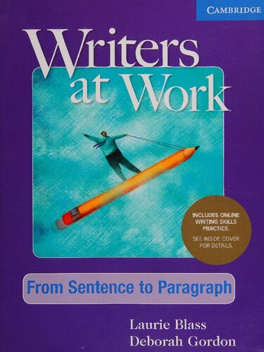 Writers at work: from sentence to paragraph
