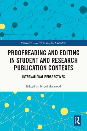 Proofreading and Editing in Student and Research Publication Contexts: International Perspectives
