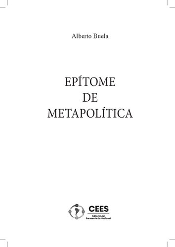 Epítome de Metapolítica
