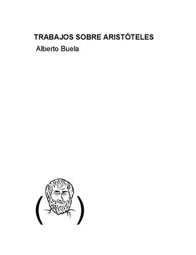 Trabajos sobre Aristoteles