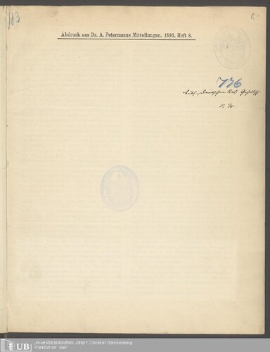 Der Bezirk von Hatzfeldthafen und seine Bewohner