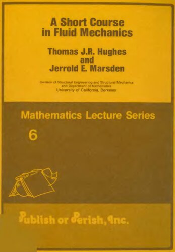 A short course in fluid mechanics