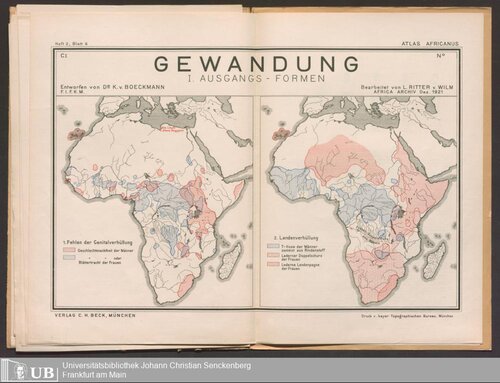 Atlas Africnus : Belege zur Morphologie der afrikanischen Kulturen