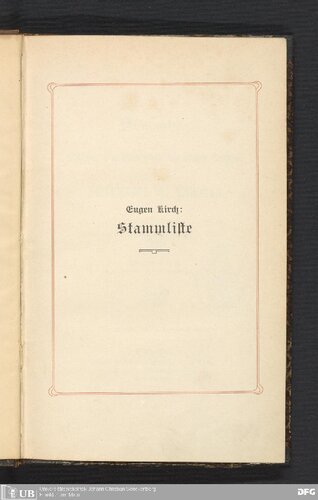 Stammliste der Offiziere, Sanitätsoffiziere und oberen Beamten der Schutztruppe für Kamerun