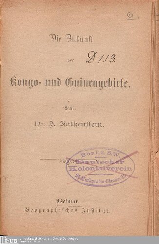 Die Zukunft der Kongo- und Guineagebiete