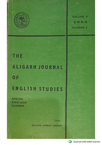 The Aligarh Journal of English Studies