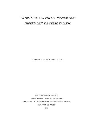 La oralidad en poema 