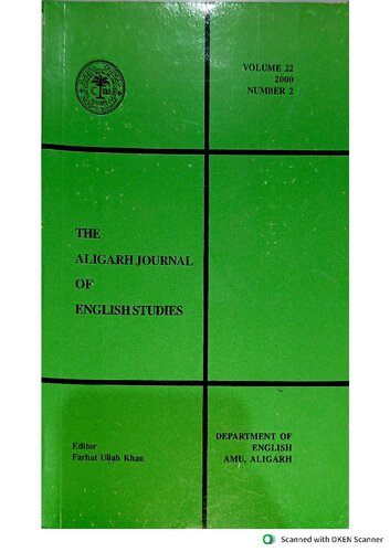 The Aligarh Journal of English Studies
