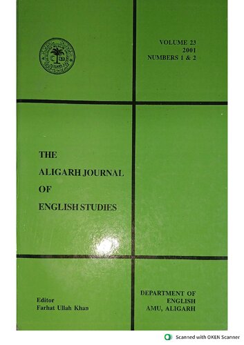 The Aligarh Journal of English Studies