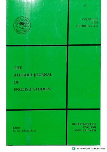 The Aligarh Journal of English Studies