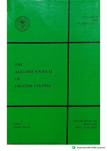 The Aligarh Journal of English Studies
