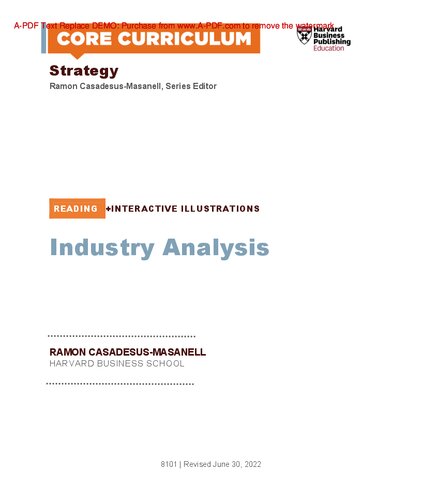 Industry Analysis