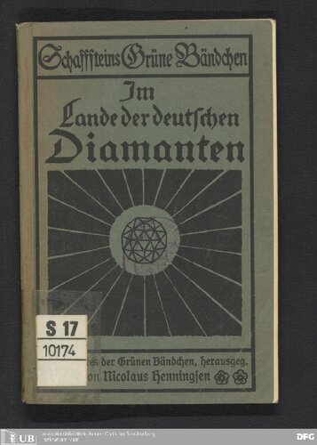 Im Lande der deutschen Diamanten ; Tagebuch von einer Reise in Südwest