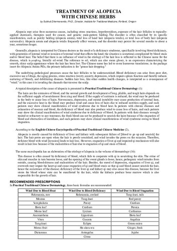 Writings on TCM Traditional Chinese Medicine and Herbs