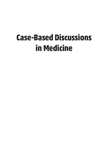 Case-Based Discussions in Medicine