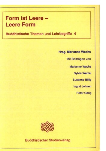 Form ist Leere - Leere Form