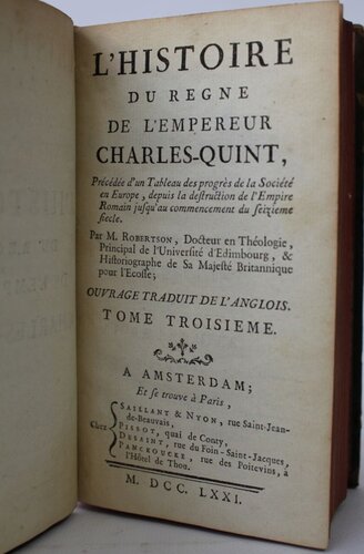 Histoire de l'empereur Charles-Quint