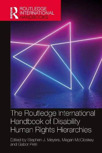 The Routledge International Handbook of Disability Human Rights Hierarchies (Routledge International Handbooks)