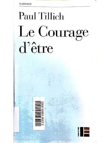 Le courage d'être