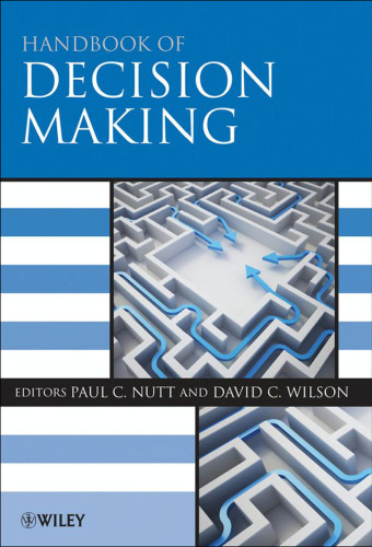 Handbook of Decision Making