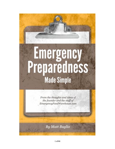 Emergency Preparedness Made Simple