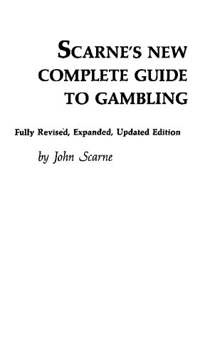 Scarne's New Complete Guide to Gambling