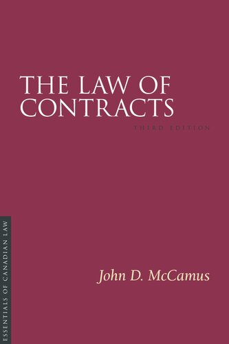 The Law of Contracts