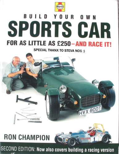 Build Your Own Sports Car for as Little as ?250 and Race It!, 2nd Ed.